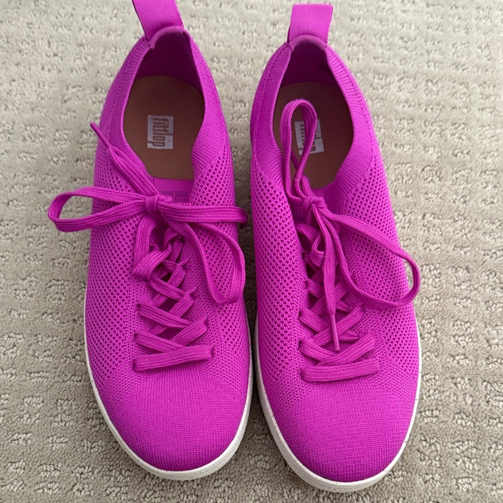 Fitflop Rally knit EO1  Women's  Miami  violet Sneakers 7.5